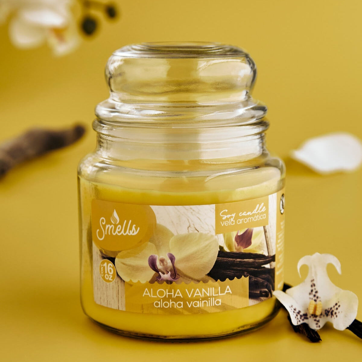 Aloha Vanilla Single Wick Scented Candle