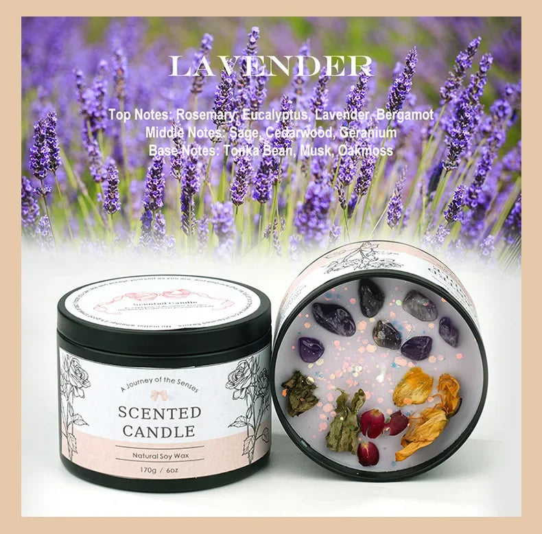 Creative Crystal Aromatherapy Candle