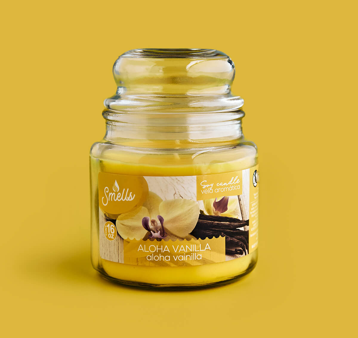 Aloha Vanilla Single Wick Scented Candle
