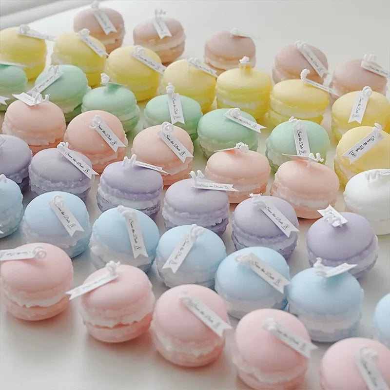 Macaron Aromatherapy Candle Lavender Peach