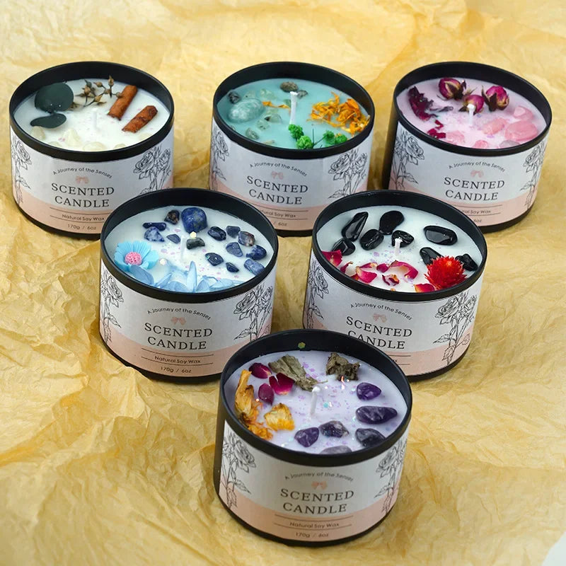 Creative Crystal Aromatherapy Candle