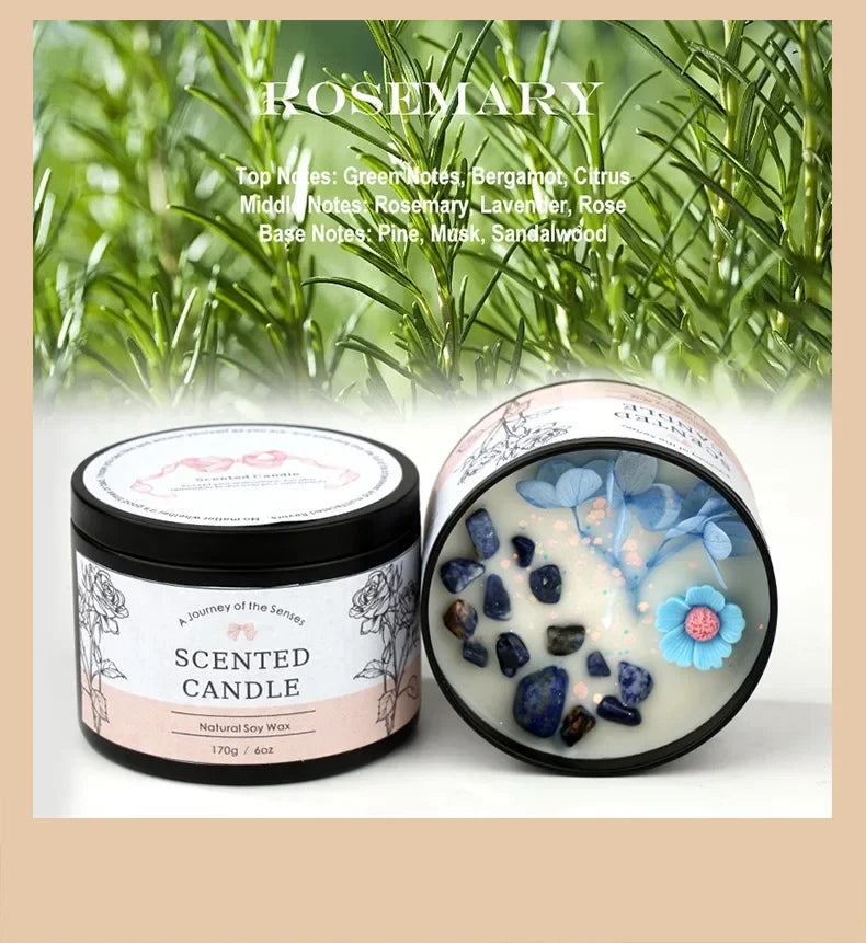 Creative Crystal Aromatherapy Candle