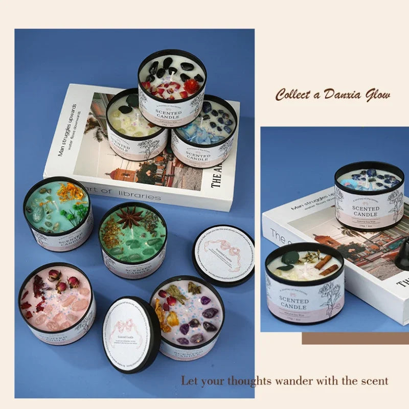 Creative Crystal Aromatherapy Candle