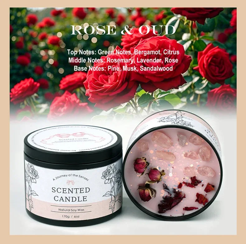 Creative Crystal Aromatherapy Candle