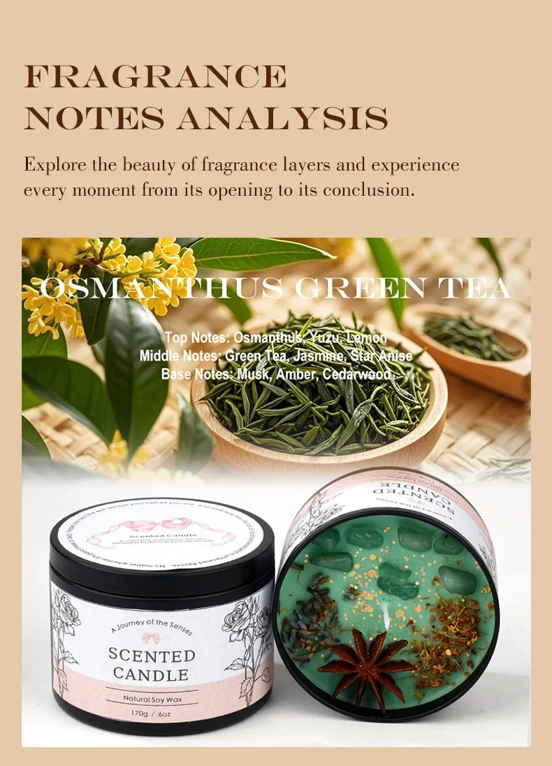 Creative Crystal Aromatherapy Candle
