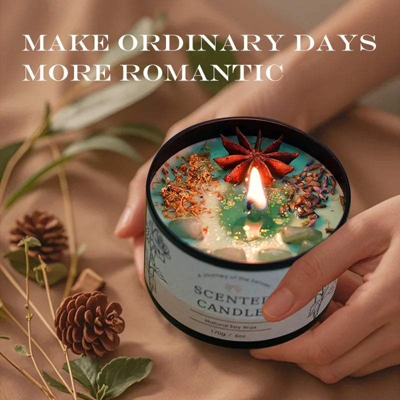Creative Crystal Aromatherapy Candle