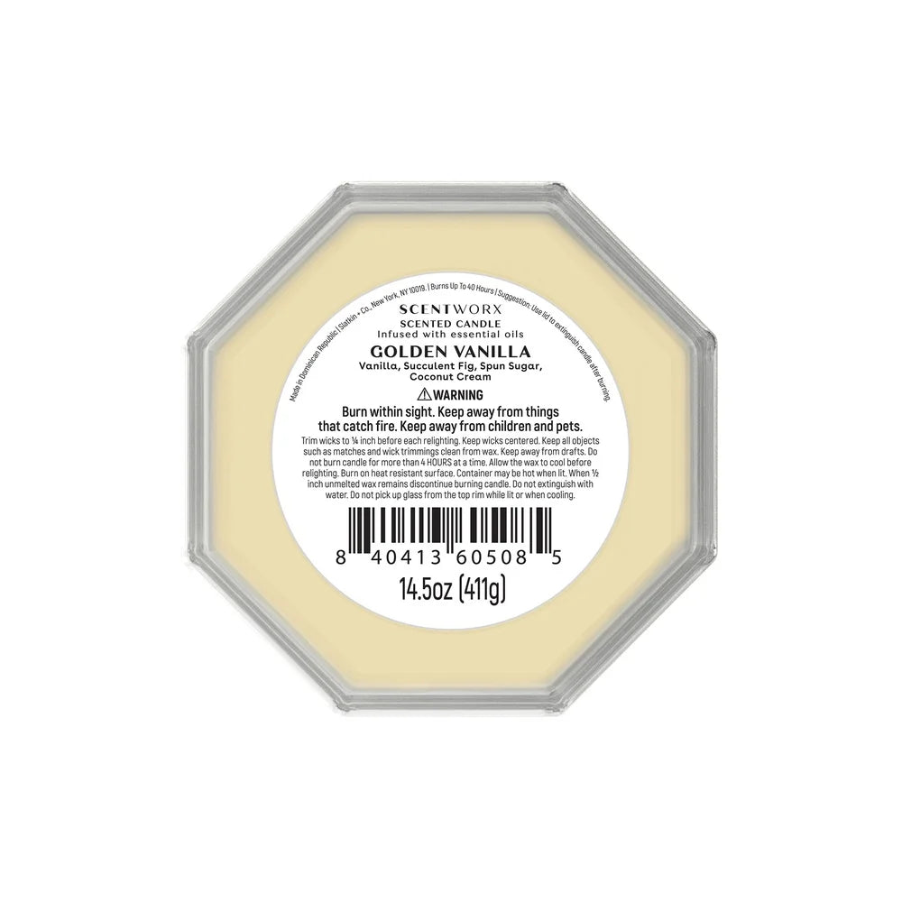 Golden Vanilla Scented Candle 14.5 oz