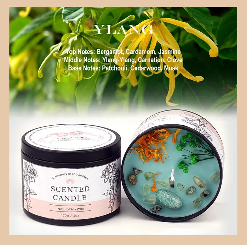 Creative Crystal Aromatherapy Candle