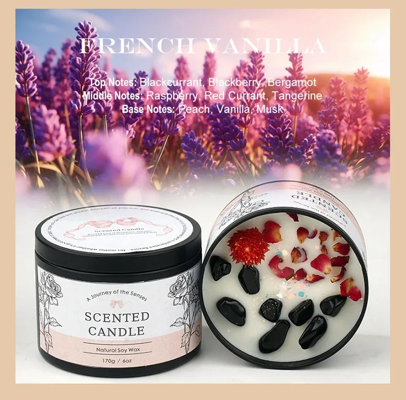 Creative Crystal Aromatherapy Candle